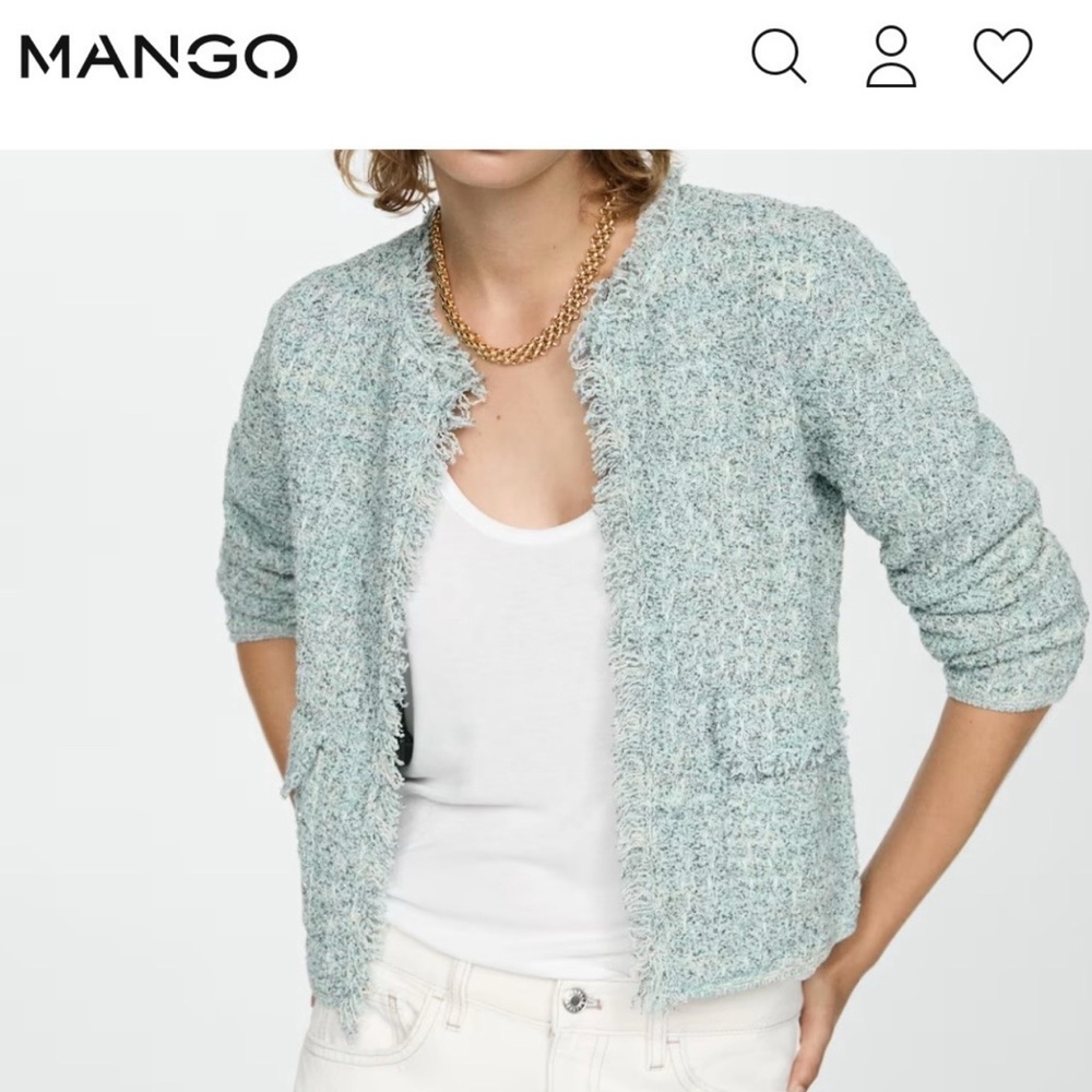 Mango Chanel Fashion Top NWT